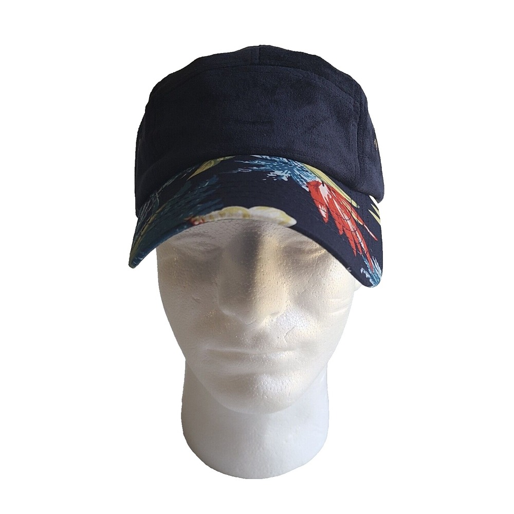 Cap Hat Baseball Adult Blue Floral One Size Adjustable Snapback Stacy Adams